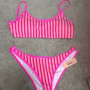 (2 bikini) CAN BE SOLD SEPARATE Pink bikini and blue and green bikini